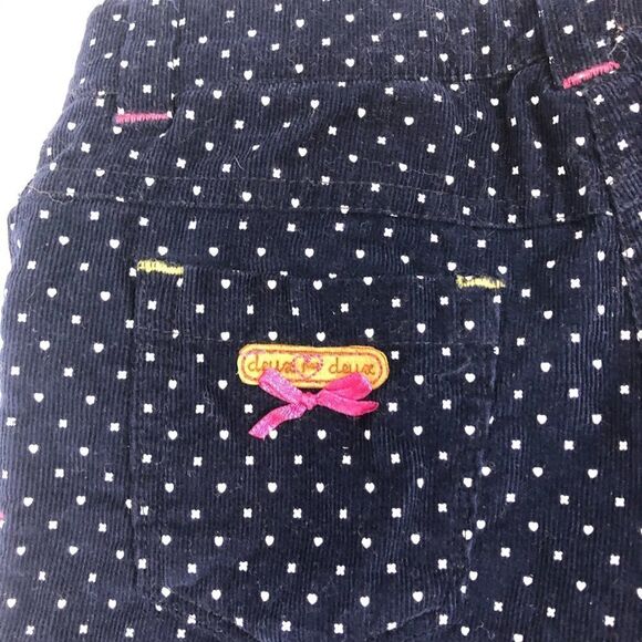 Deux par Deux Girls Corduroy Polka Dot Pants 3 - Picture 7 of 7